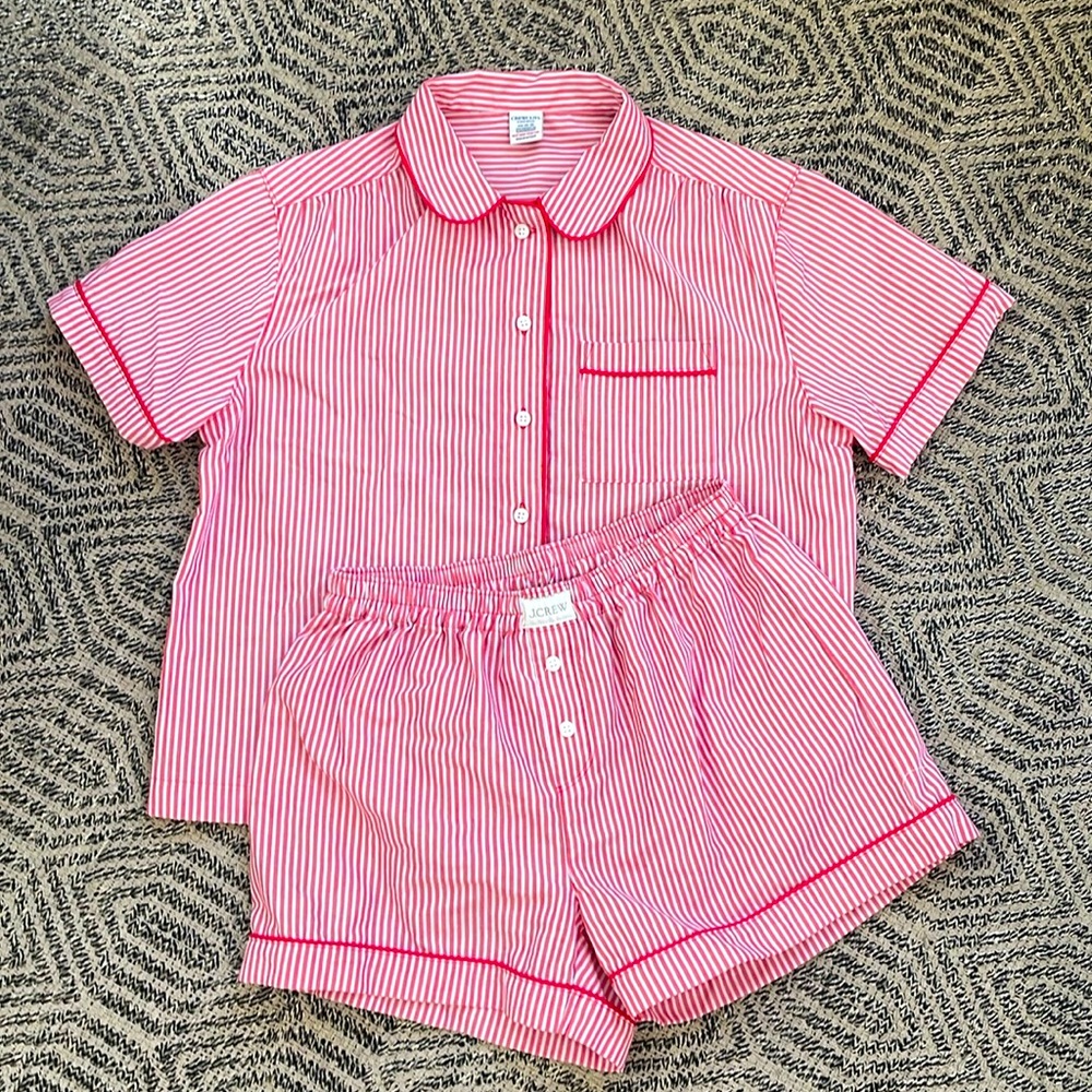 NWOT Girls J. Crew Pajama Set